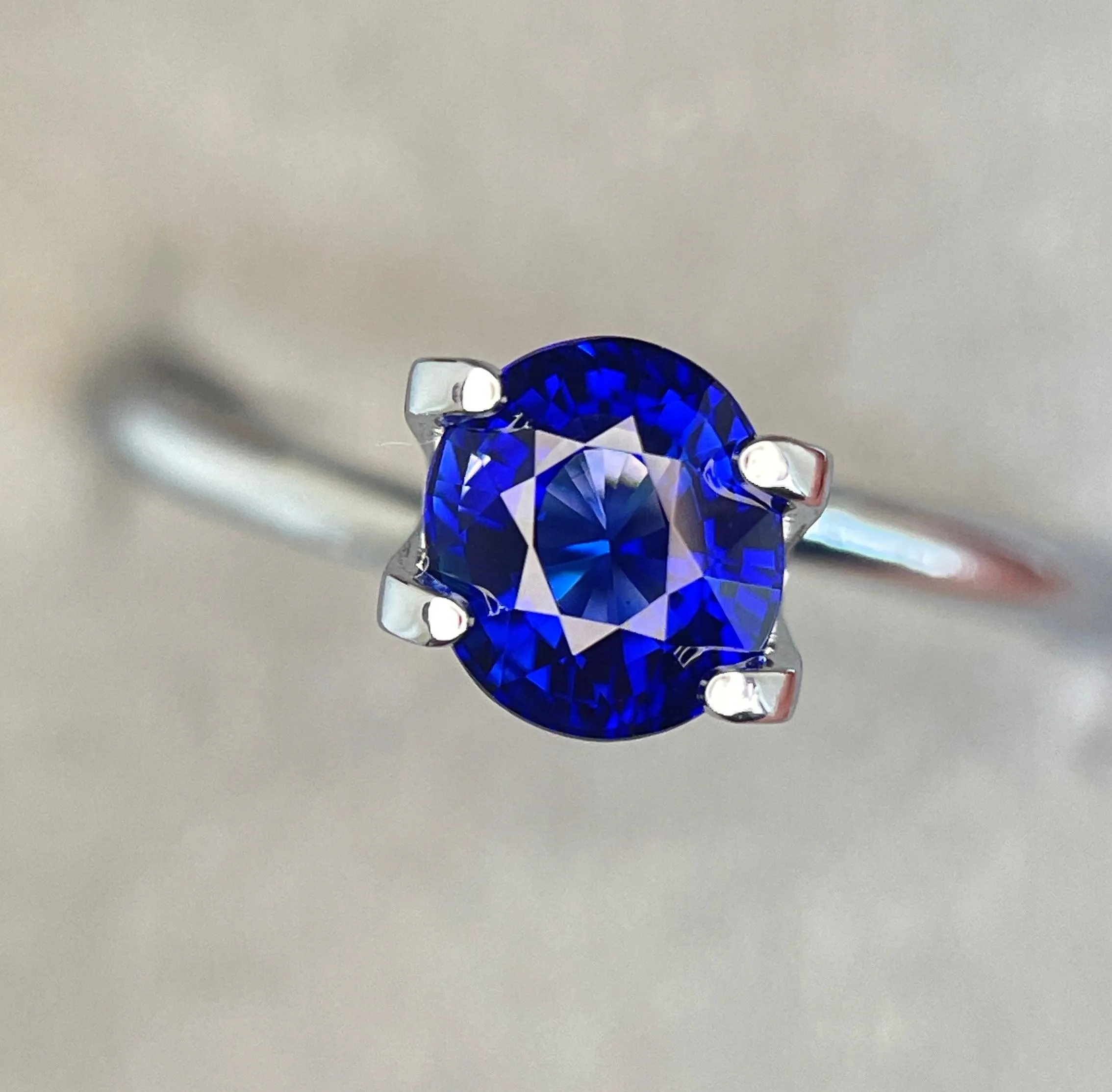 1.08 carat Blue Sapphire/ Blue Sapphire/ Ceylon Blue Sapphire/ Natural Blue Sapphire/ Engagement Ring/ royal Blue Sapphire/ Engagement ring
