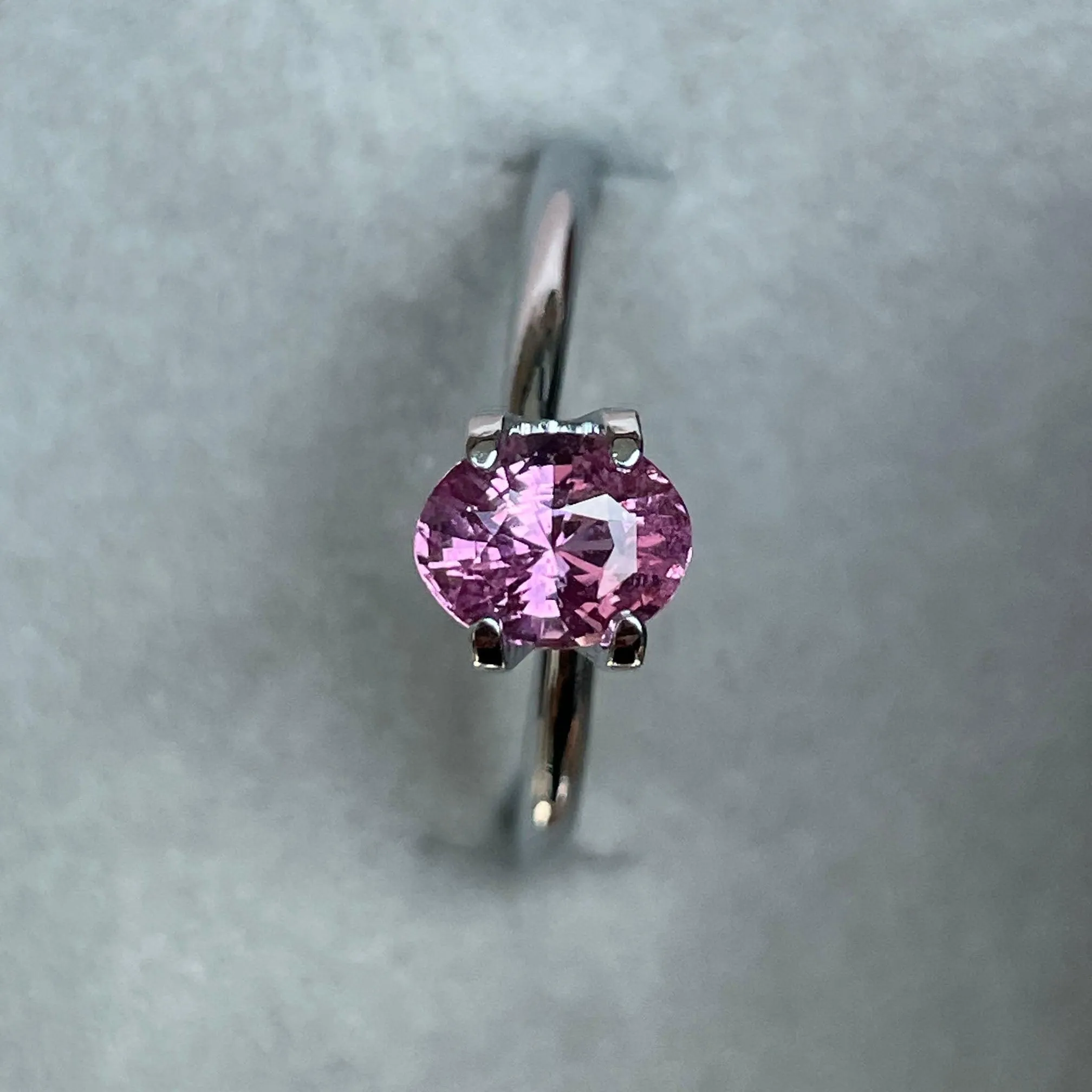 1.15 crt natural Pink Sapphire, hot pink sapphire