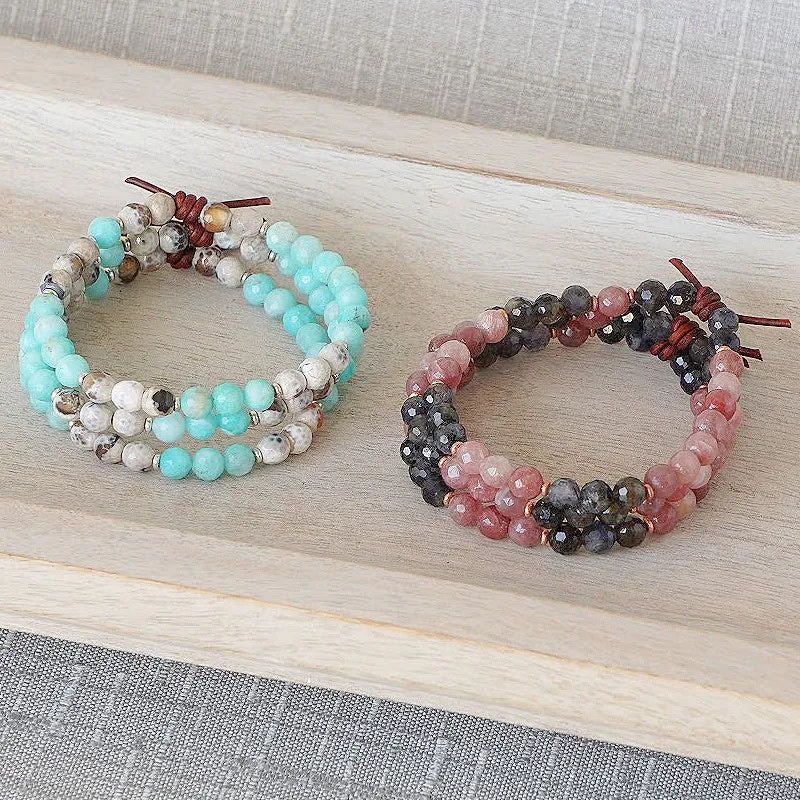 1437 Mini Bracelet - Iolite | I Love You Forever Bracelet