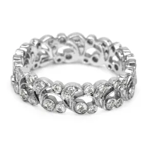 18ct 0.68ct Flora Diamond Full Eternity Ring