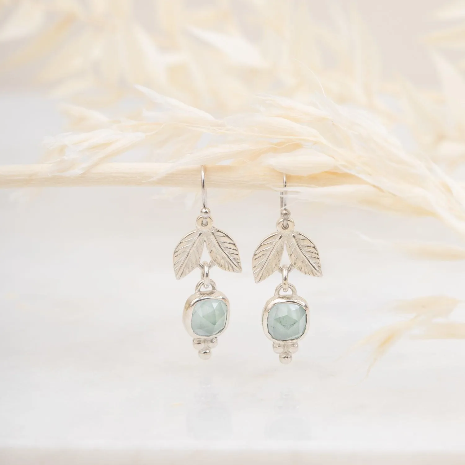 Adam & Eve silver earrings
