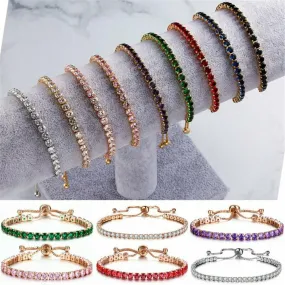 Adjustable Zircon Bracelet（AE4111）