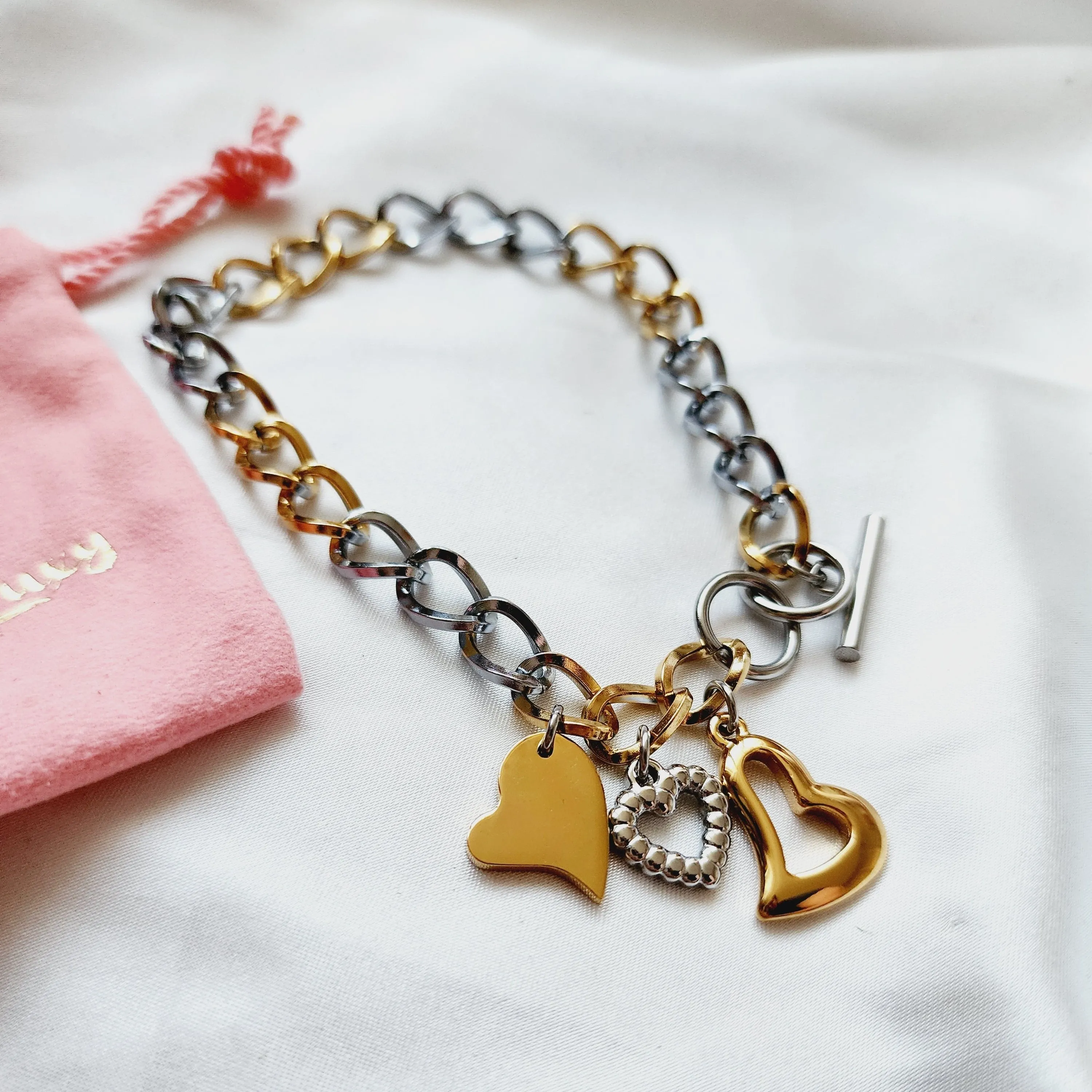Airemis Two tone Bracelet