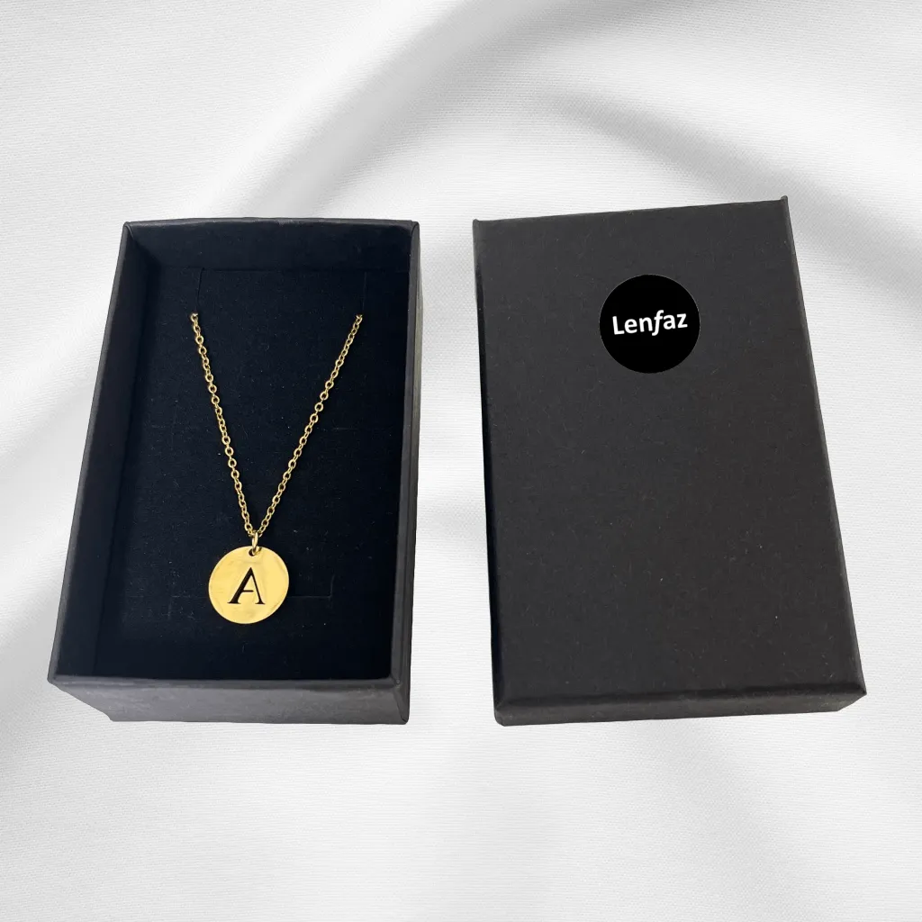 Alphabet Necklace Gold Plated - Letter L