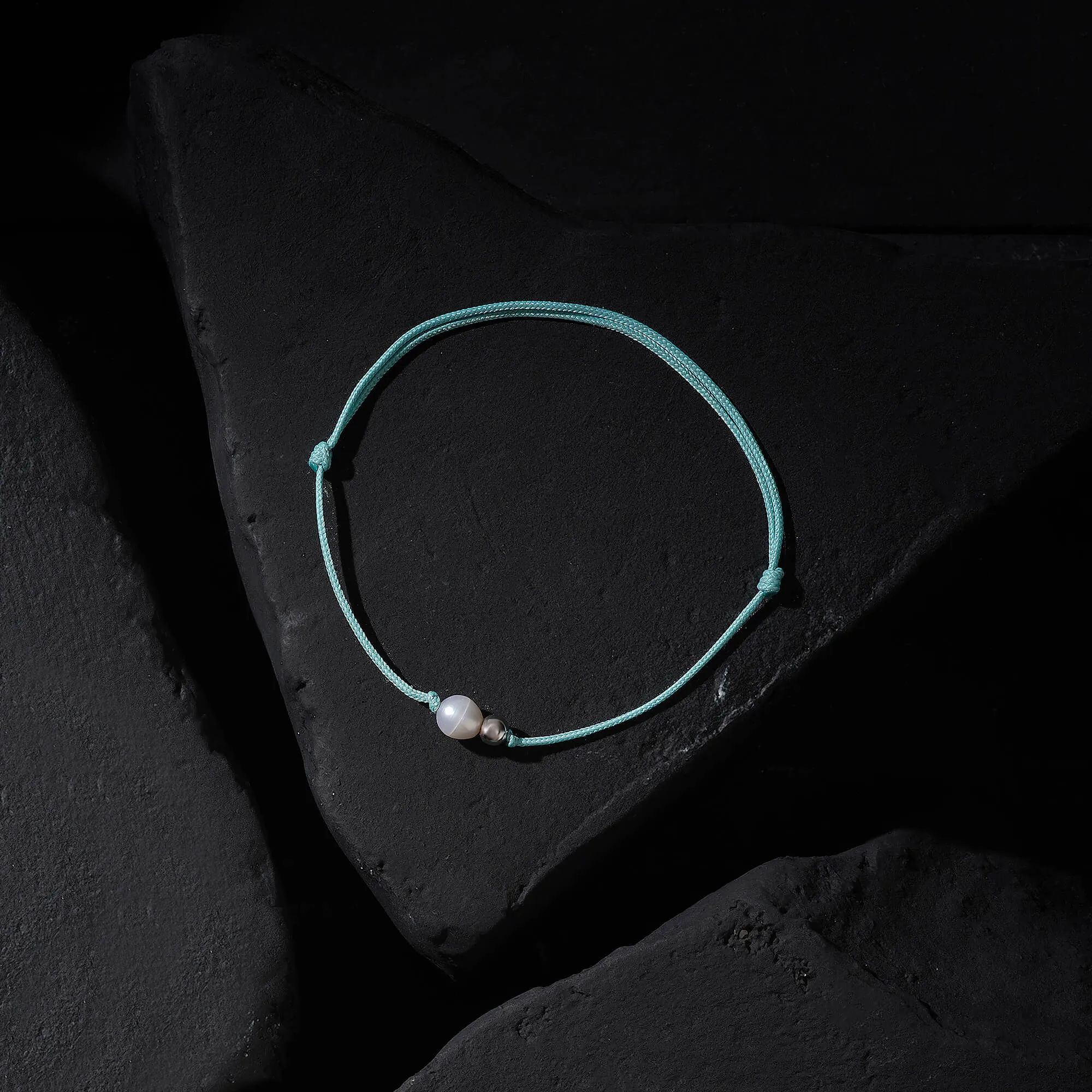 Baroque Pearl Macrame Bracelet