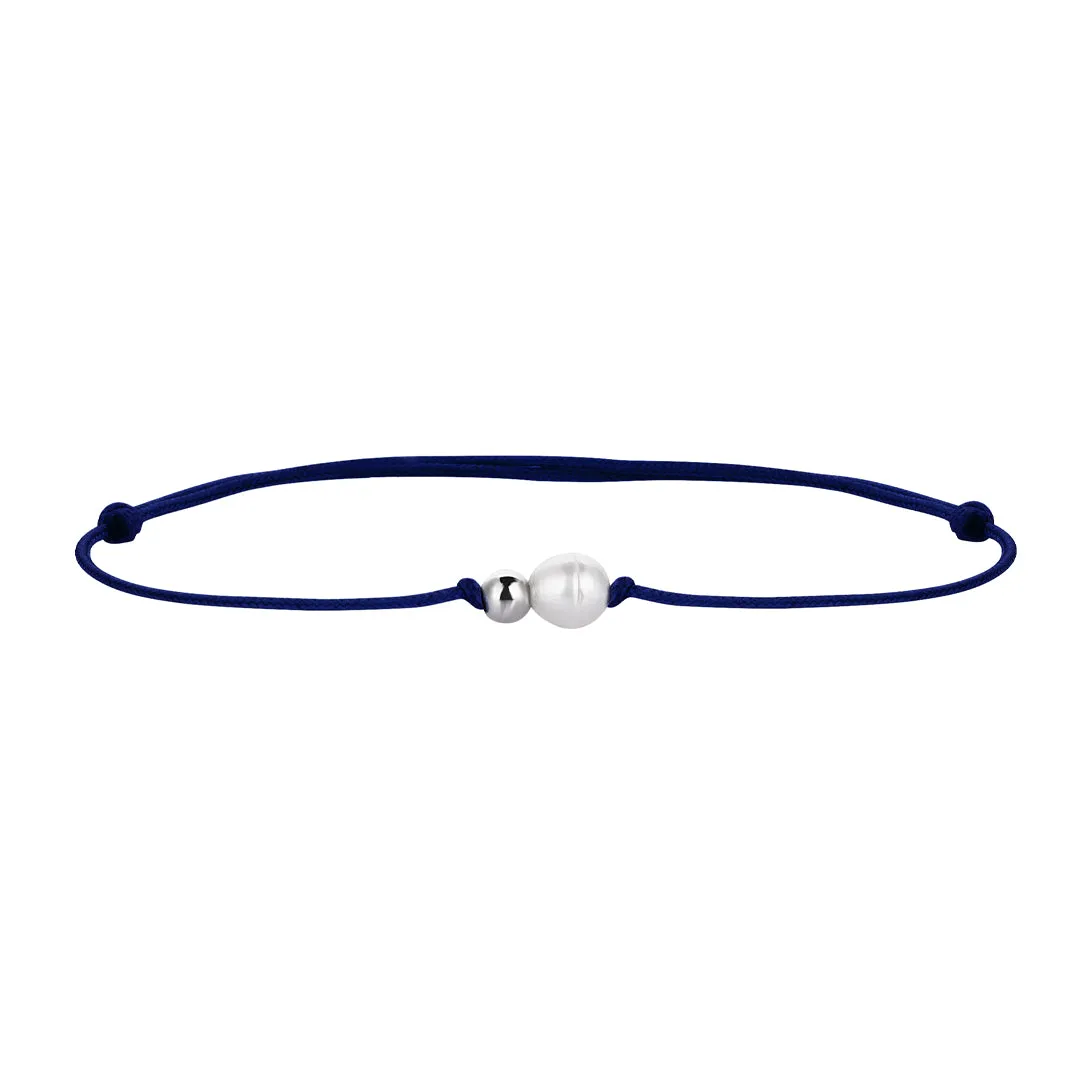 Baroque Pearl Macrame Bracelet