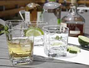 BARTENDING GLASSES SET OF 4
