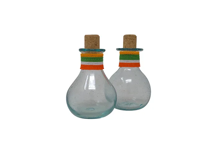 BEADED SMALL OIL BOTTLE SET
