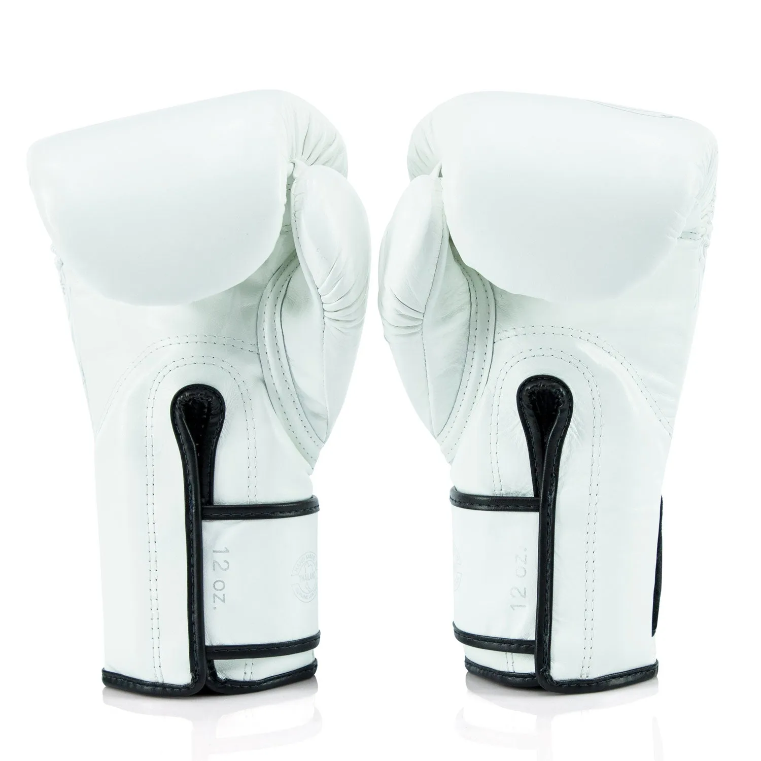 BGVG3 Fairtex X Glory White Velcro Boxing Gloves
