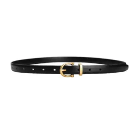 Black Women Genuine Leather Belt 黑色女士真皮皮带 KCBELT1022