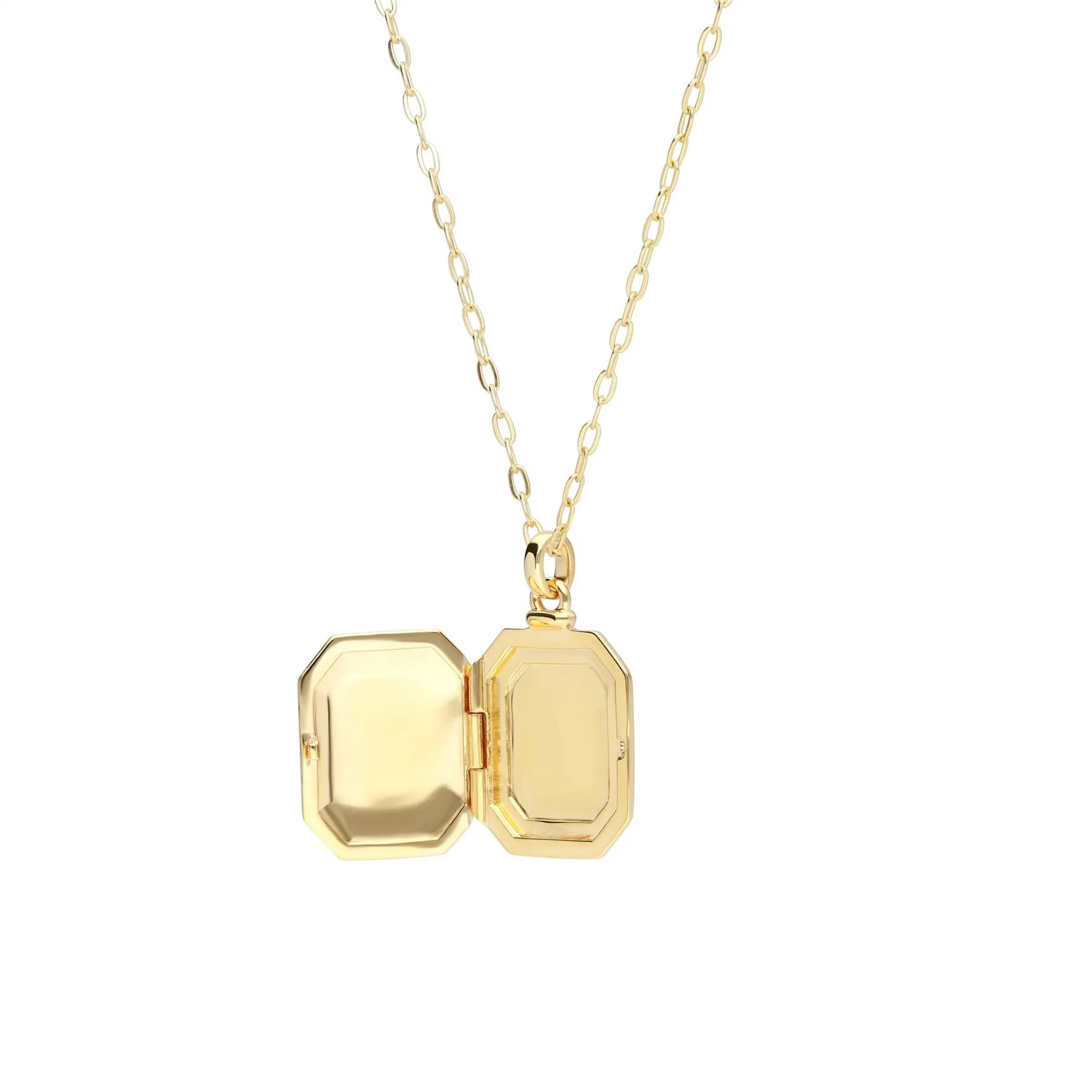 Bona Fide Schwarzer Onyx Octagon Medaillon