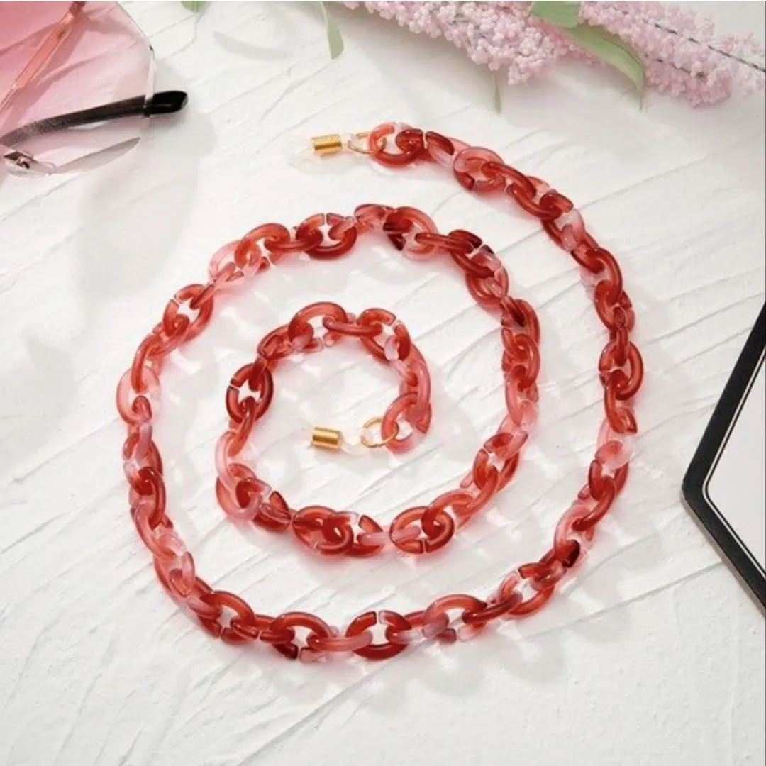 Bond Glasses & Mask Chain