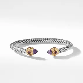 Bracelet with Amethyst, Pink Tourmaline, Rhodolite Garnet and 14K Gold