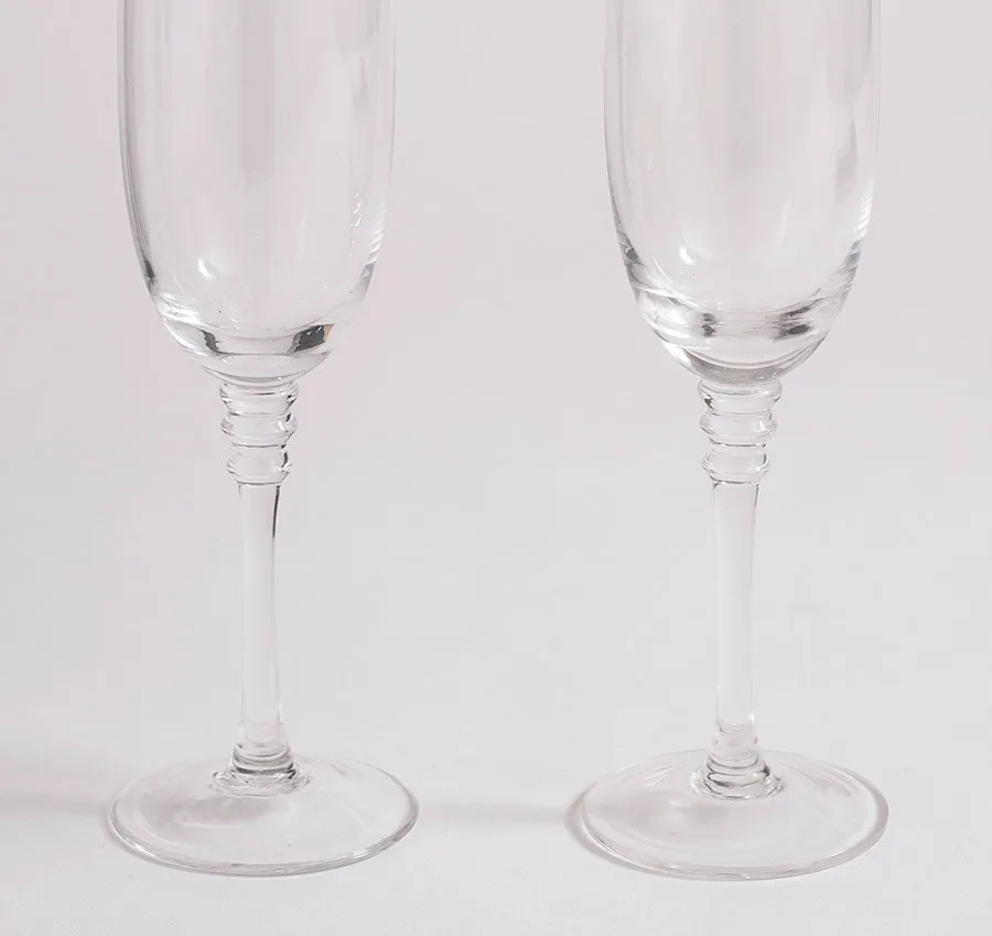 Bride & Groom Wedding Toasting Glasses