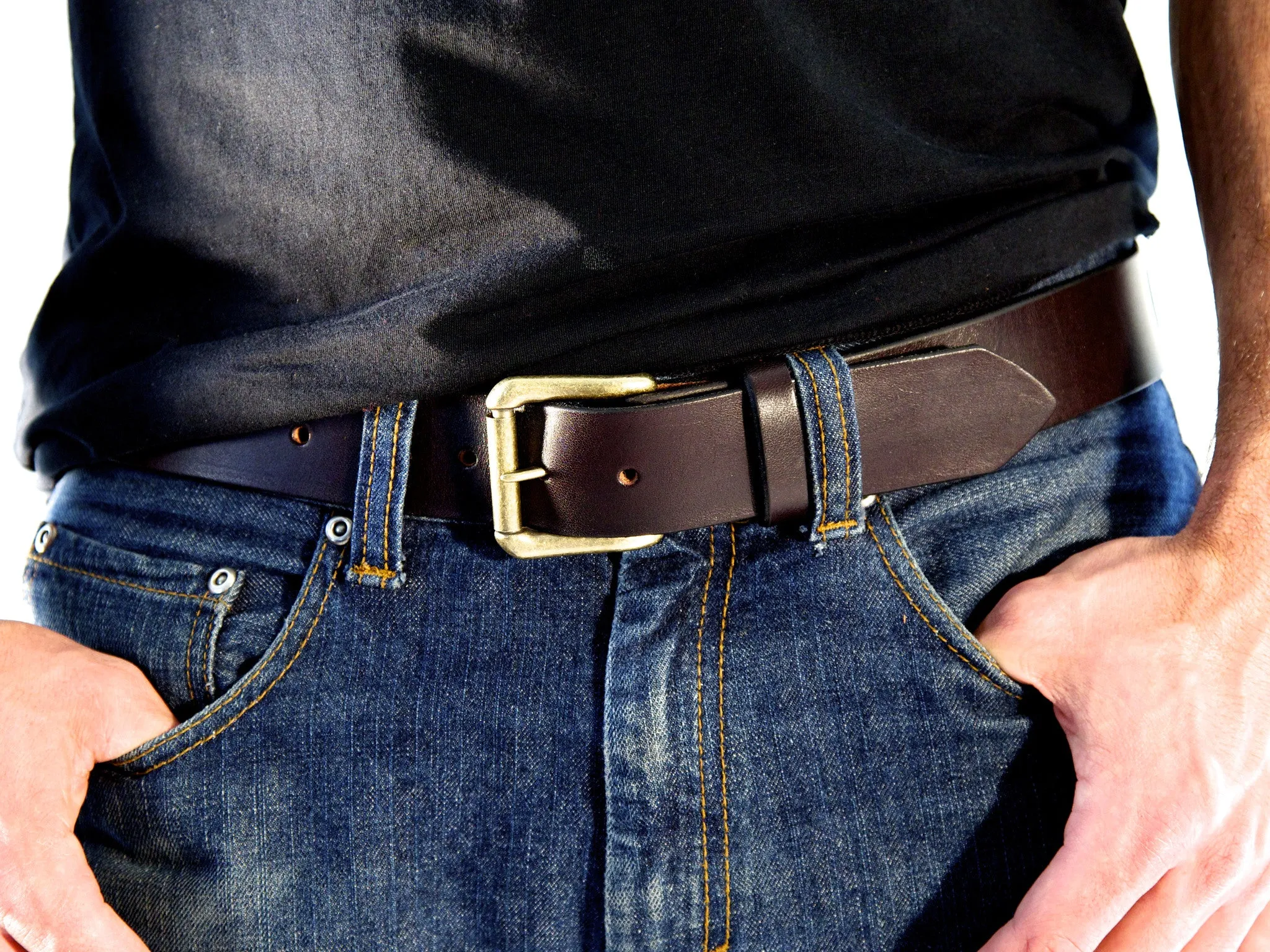 Brown Latigo Leather Belt