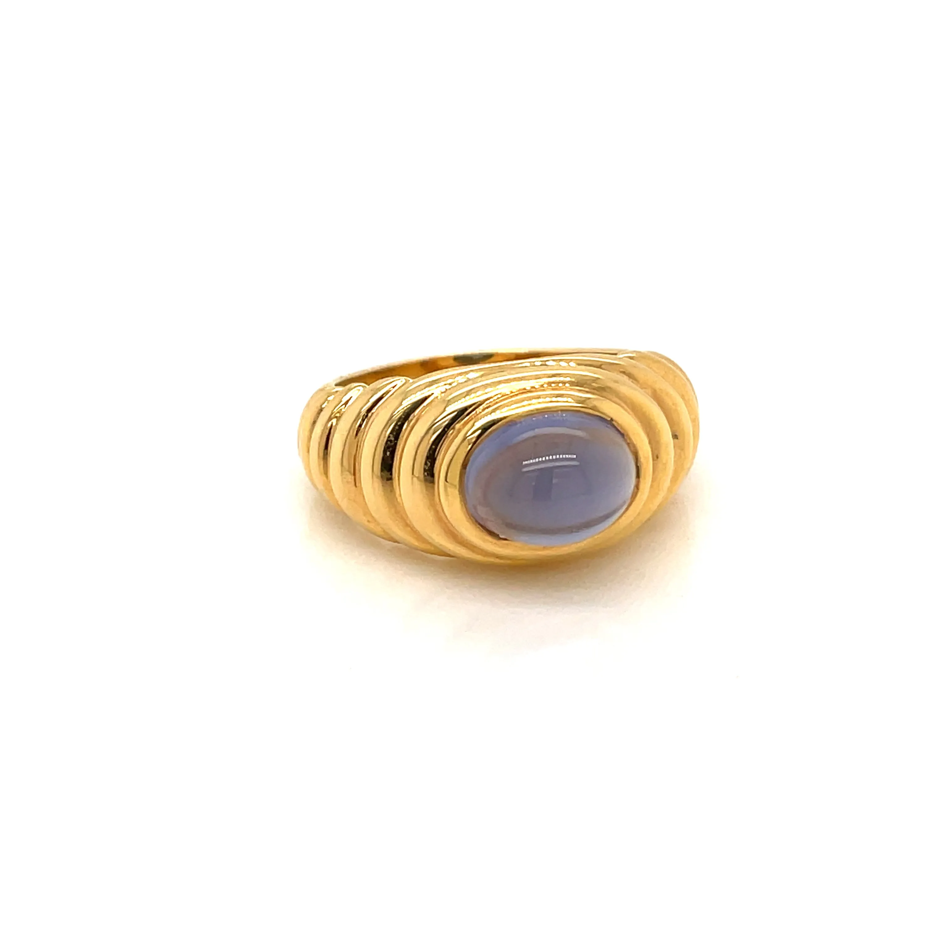 Bulgari 3 Carat Iolite Gold Vintage Ring
