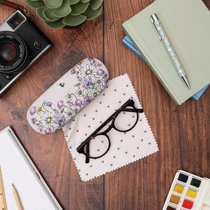 Bumblebee Design Illustrated Glasses Case