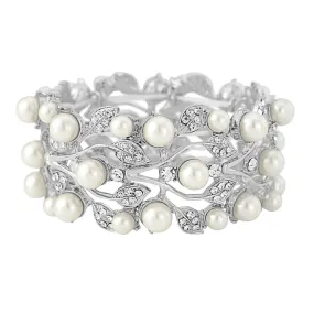 Cailin Crystal and Pearl Bracelet