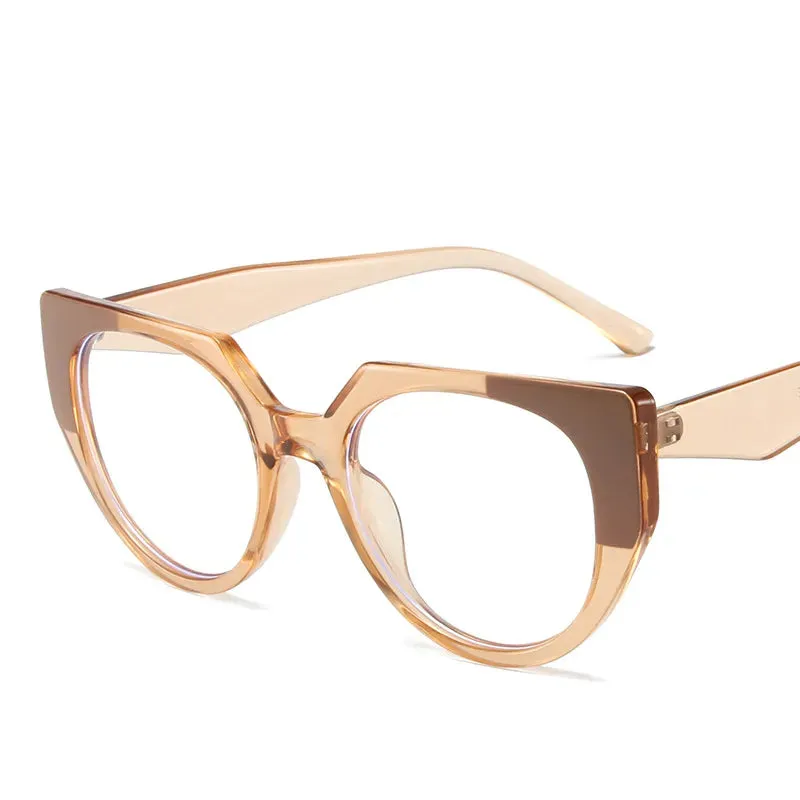 CCspace Women's Full Rim Cat Eye Tr 90 Reading Glasses R56954