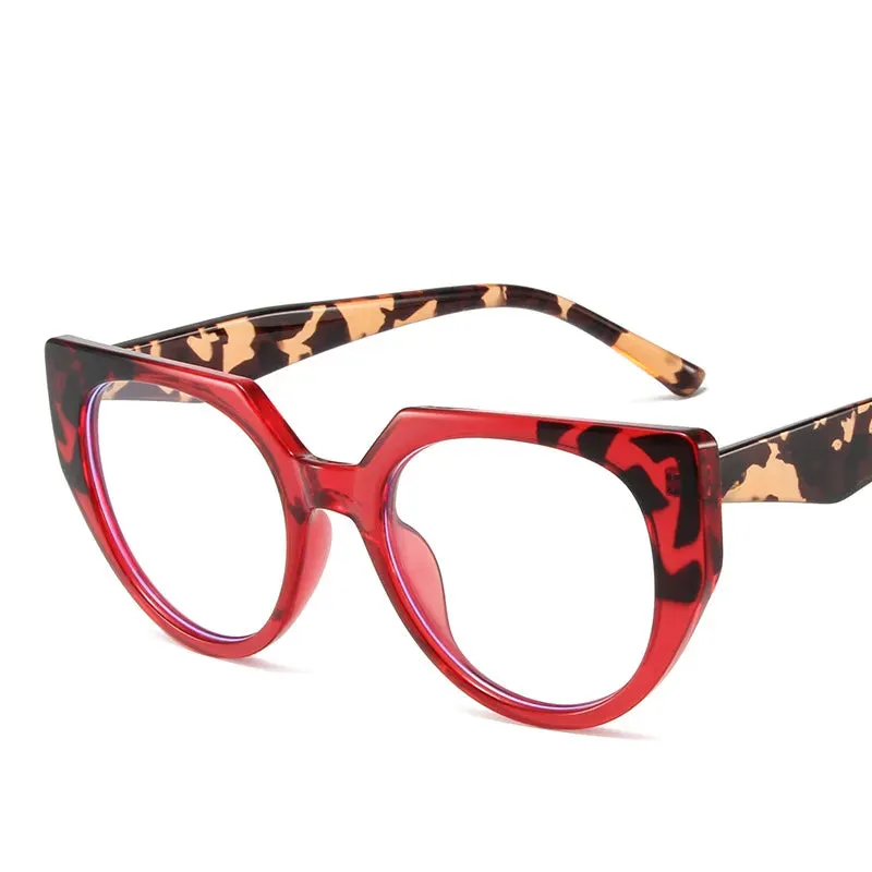 CCspace Women's Full Rim Cat Eye Tr 90 Reading Glasses R56954
