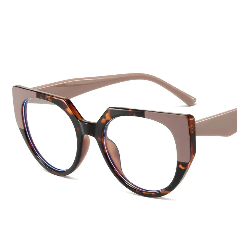CCspace Women's Full Rim Cat Eye Tr 90 Reading Glasses R56954