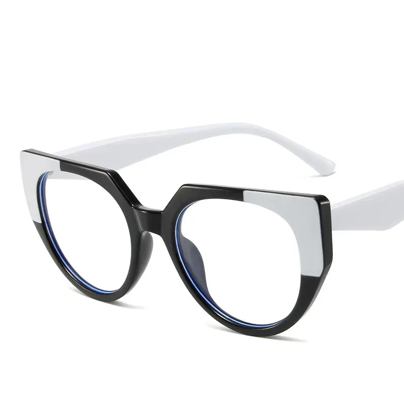 CCspace Women's Full Rim Cat Eye Tr 90 Reading Glasses R56954