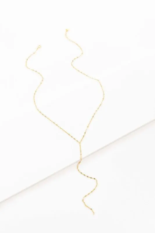Chain Lariat Necklace