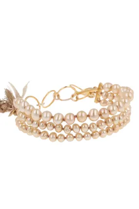 Chan Luu - Champagne Pearl Strand Bracelet