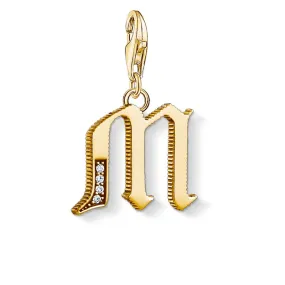 CHARM CLUB VINTAGE M PENDANT