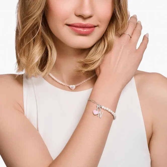 Charmista White Silver Freshwater Pearl Bracelet A2129-158-14