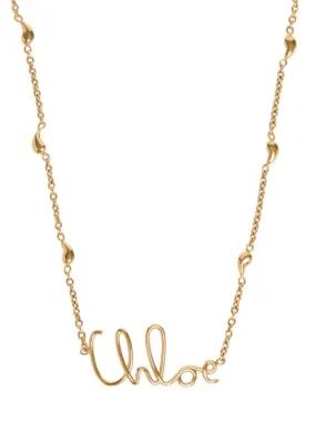 Chloé   C Chloé logo necklace 