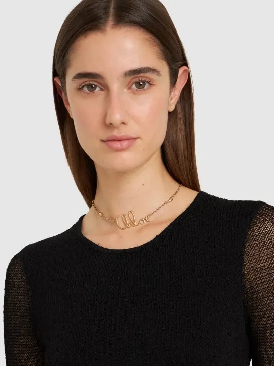Chloé   C Chloé logo necklace 