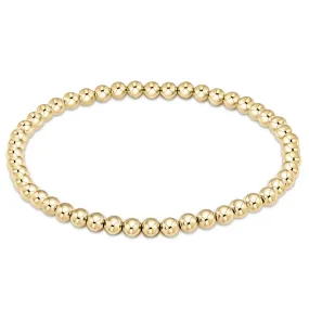 Classic Gold 4mm Bead Bracelet