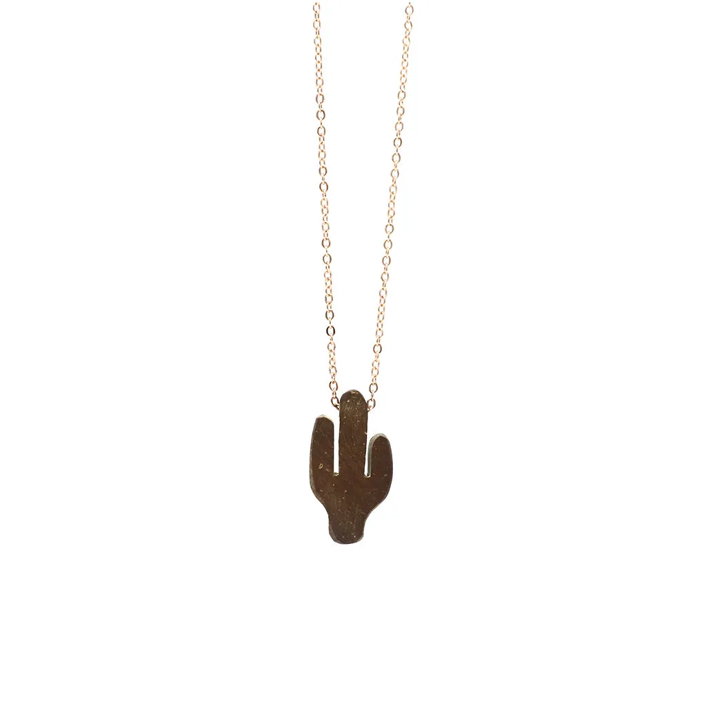 Coconut Cactus Necklace