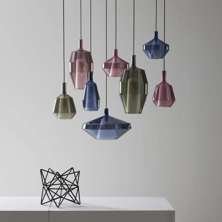 Collection Of Hanging Glass Pendant Lights