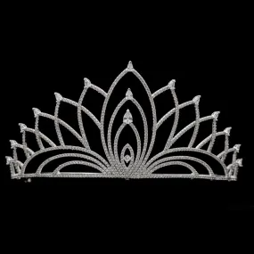 Cubic zircon wedding bridal tiara diadem hair jewelry TR16212