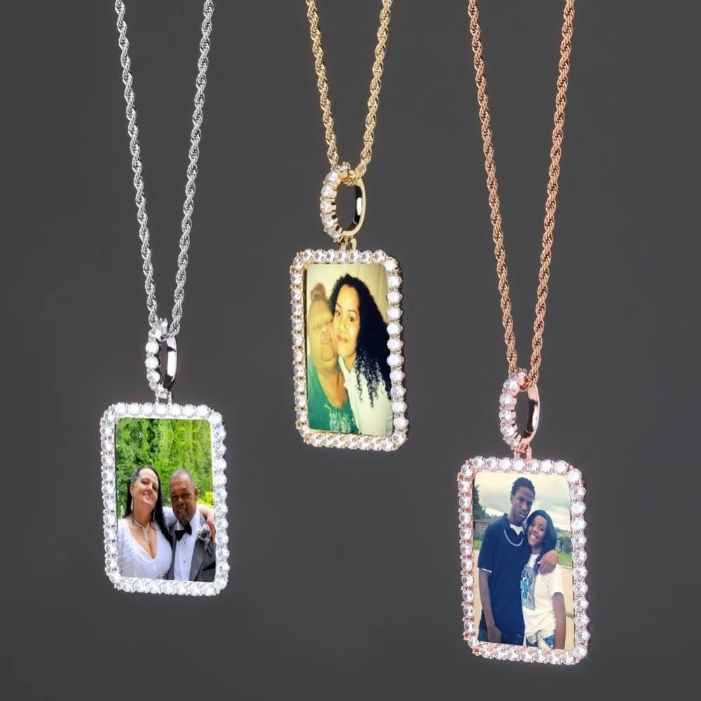 Custom Picture Necklace- Hip Hop Jewelry