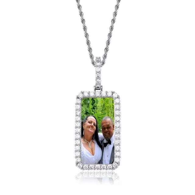 Custom Picture Necklace- Hip Hop Jewelry