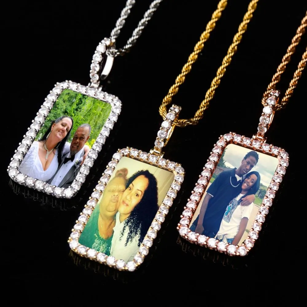 Custom Picture Necklace- Hip Hop Jewelry