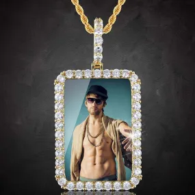 Custom Picture Necklace- Hip Hop Jewelry