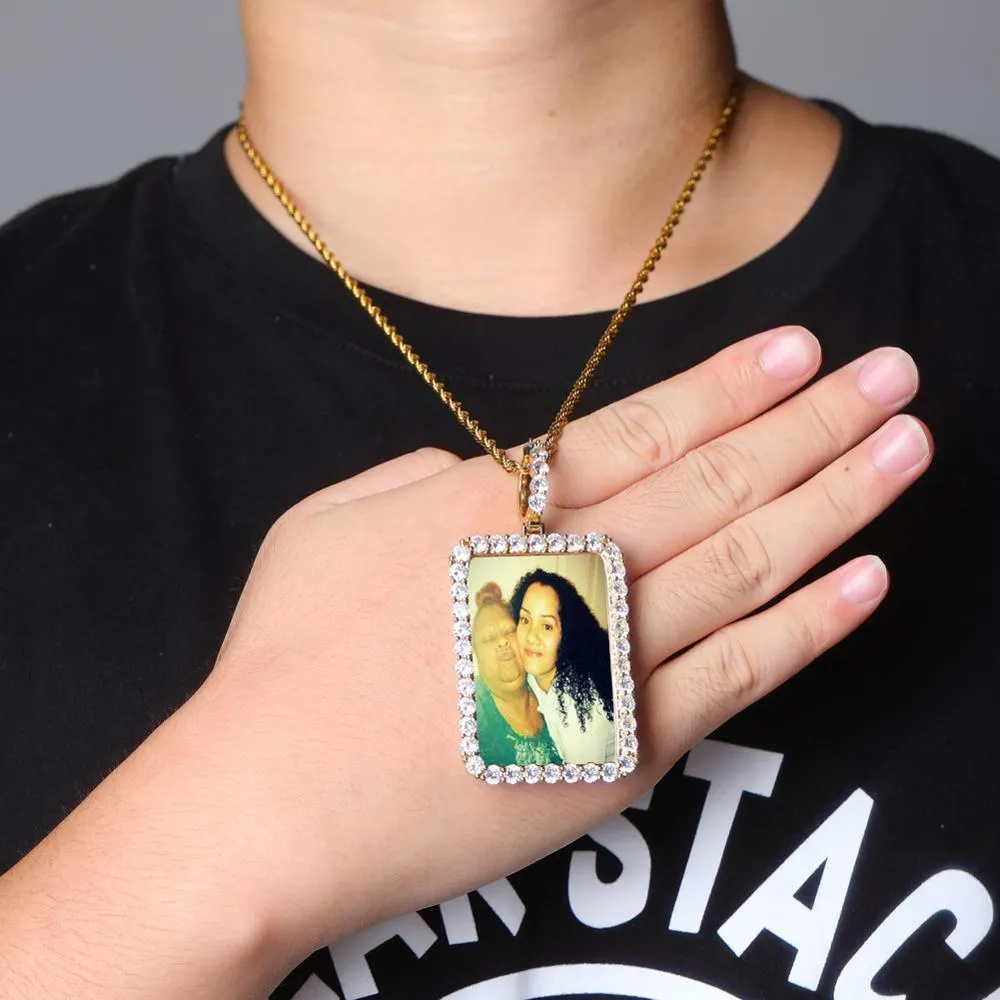 Custom Picture Necklace- Hip Hop Jewelry