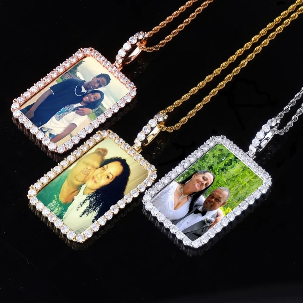 Custom Picture Necklace- Hip Hop Jewelry