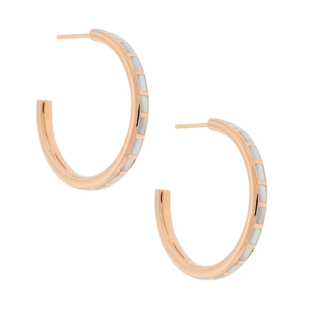 Dash Hoop Sterling Earring  | Jan Leslie