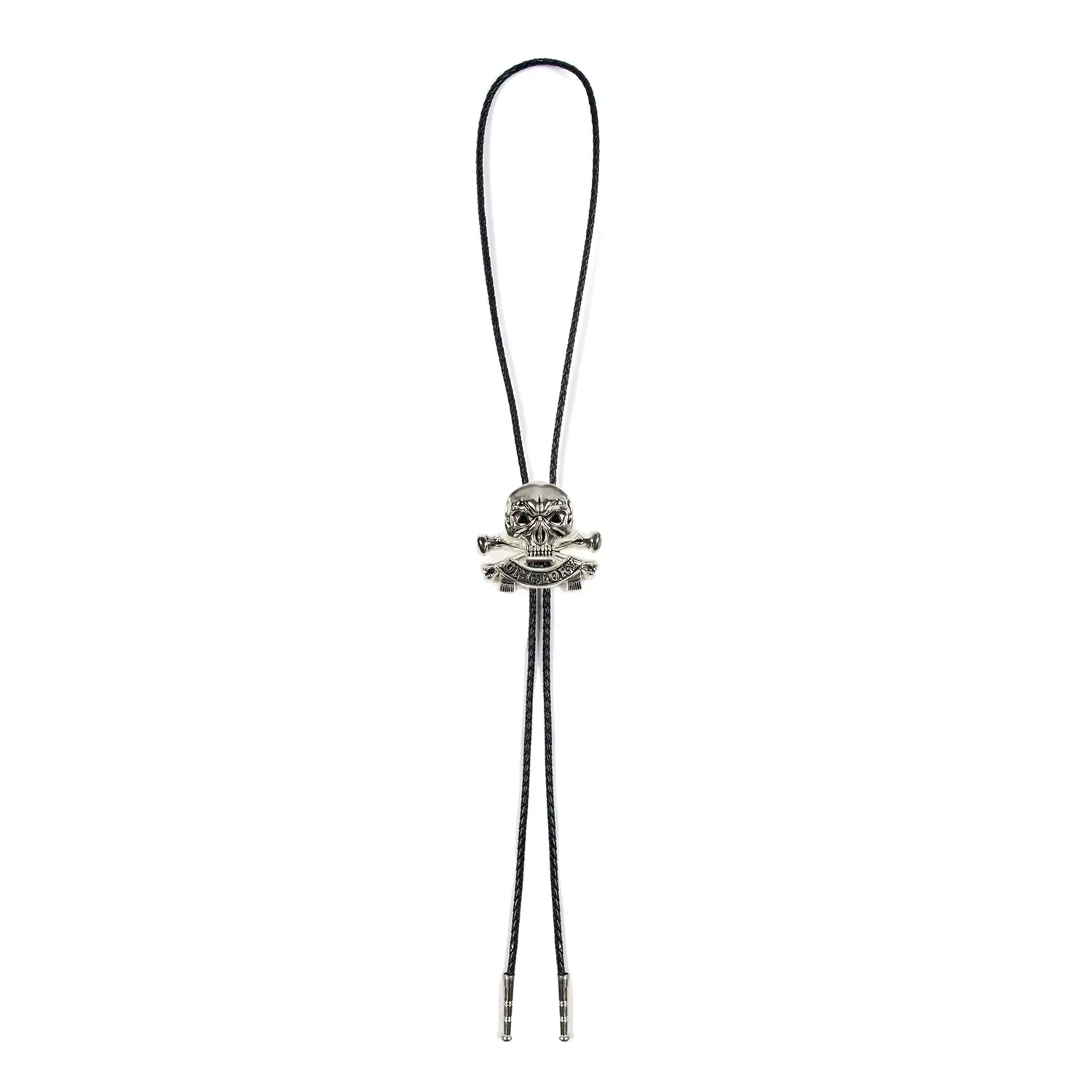 Death or Glory - Bolo Tie with Onyx Eyes