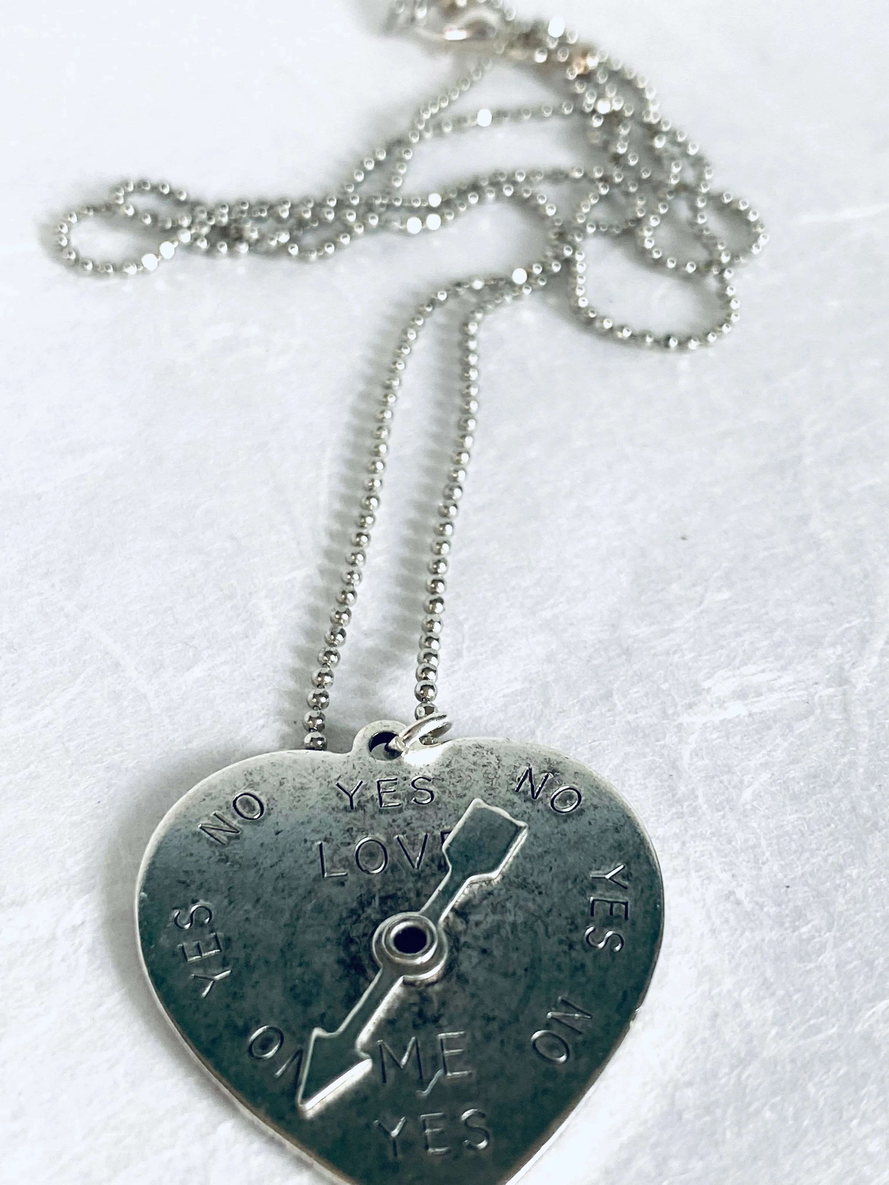 Decision Necklace, Yes/No/Maybe, Fidget Necklace, Spinner Necklace