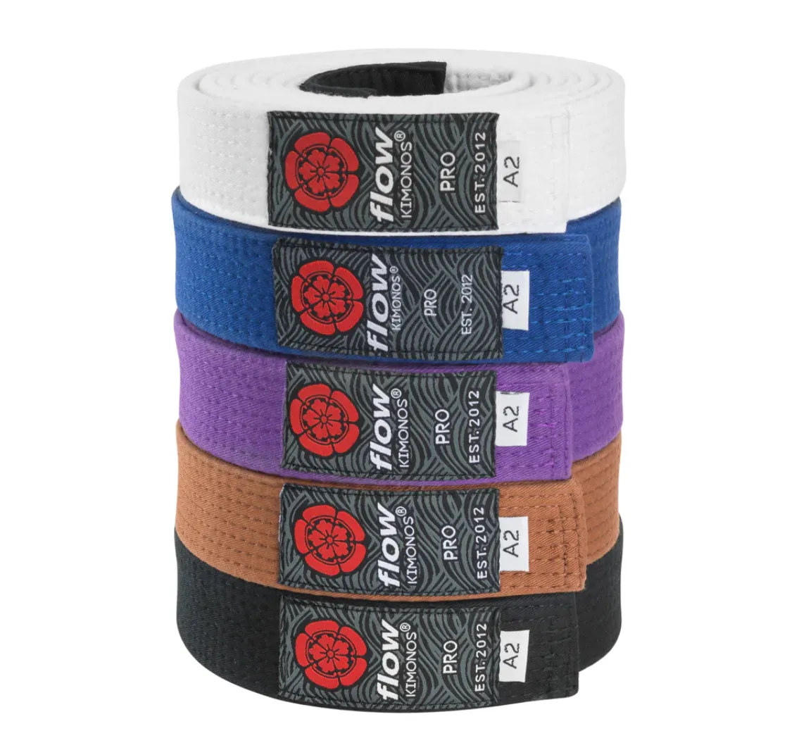 Deluxe BJJ Belt - Premium Jiu Jitsu Belts | Flow Kimonos