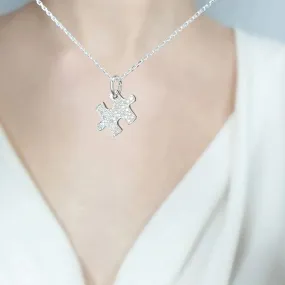 Diamond Puzzle Necklace