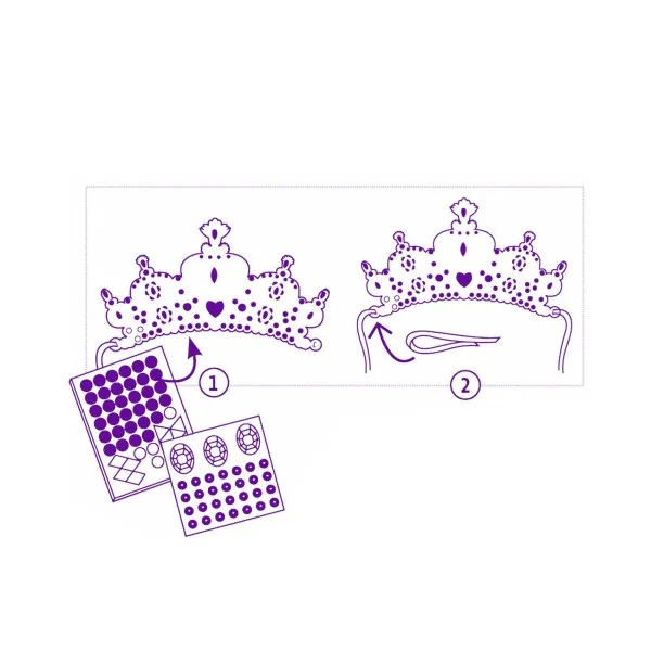 DIY: Mosaik-Diademe Prinzessin