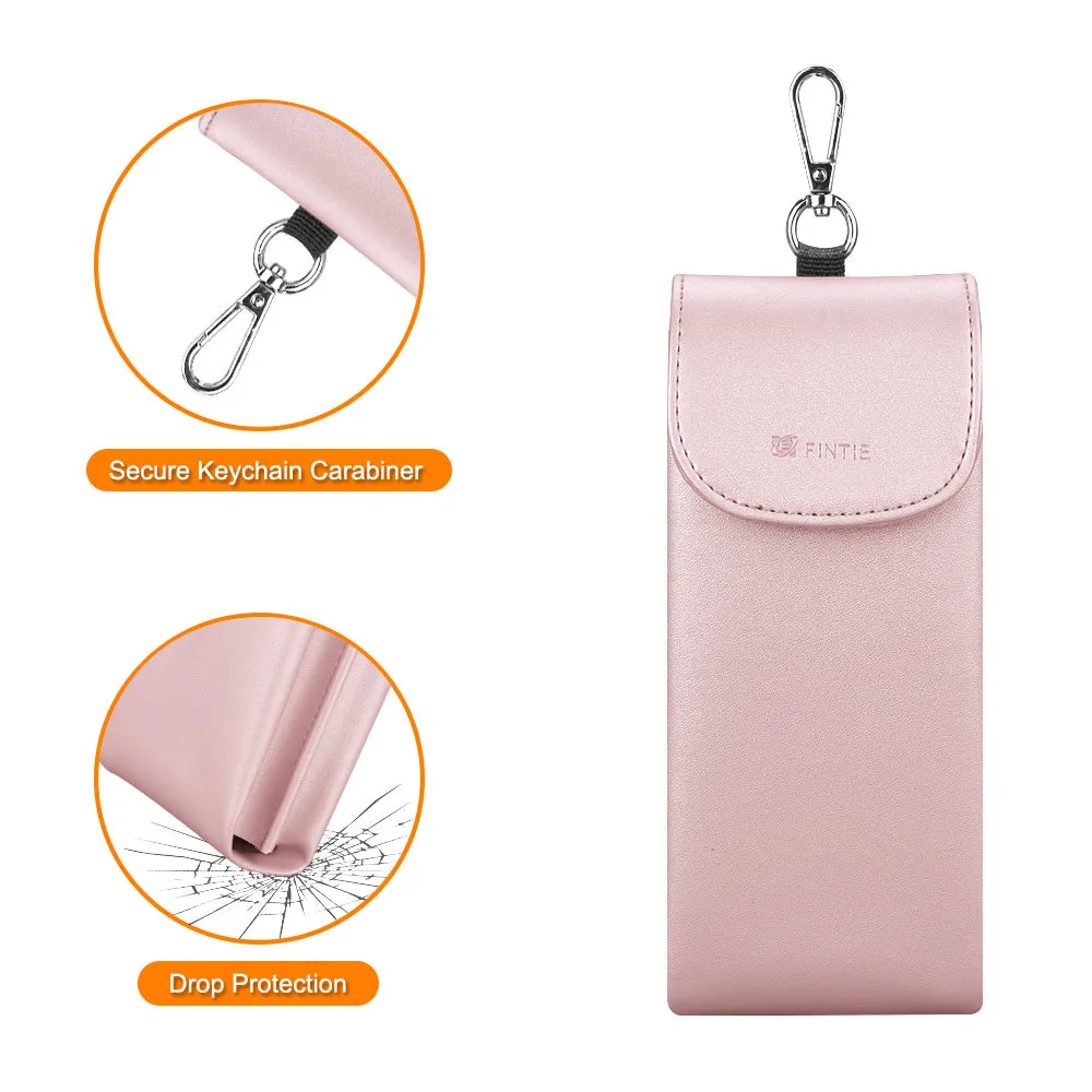 Double Eyeglasses Case with Carabiner Hook | Fintie