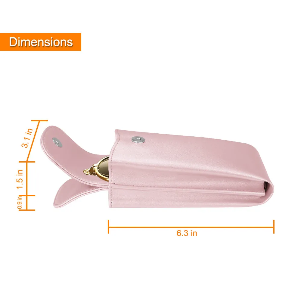 Double Eyeglasses Case with Carabiner Hook | Fintie
